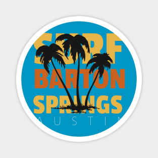 Surf Barton Springs Magnet